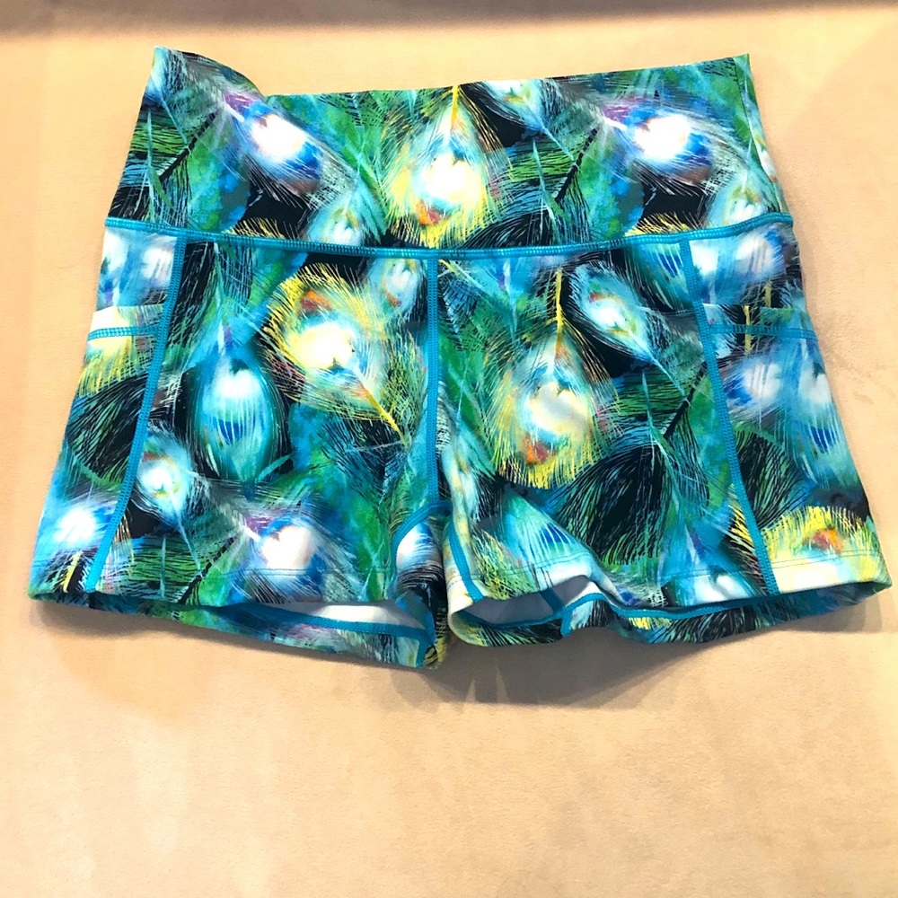 Retired CVG Peacock Booty Shorts EUC Medium